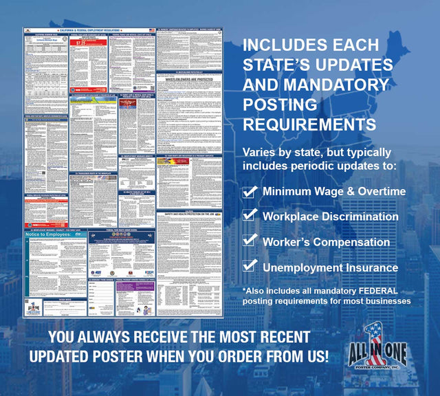 a list of the states mandatory posting requirements