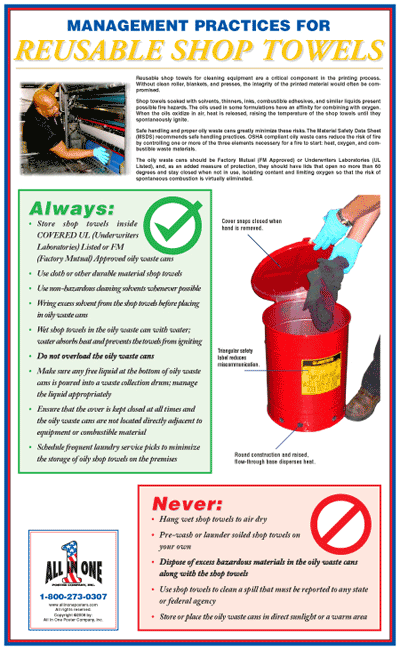 Reusable Shop Towels