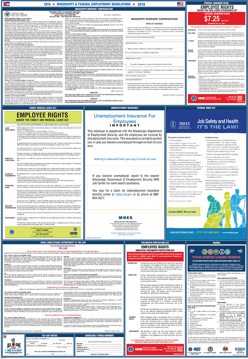 2026 Mississippi & Federal Combination Poster