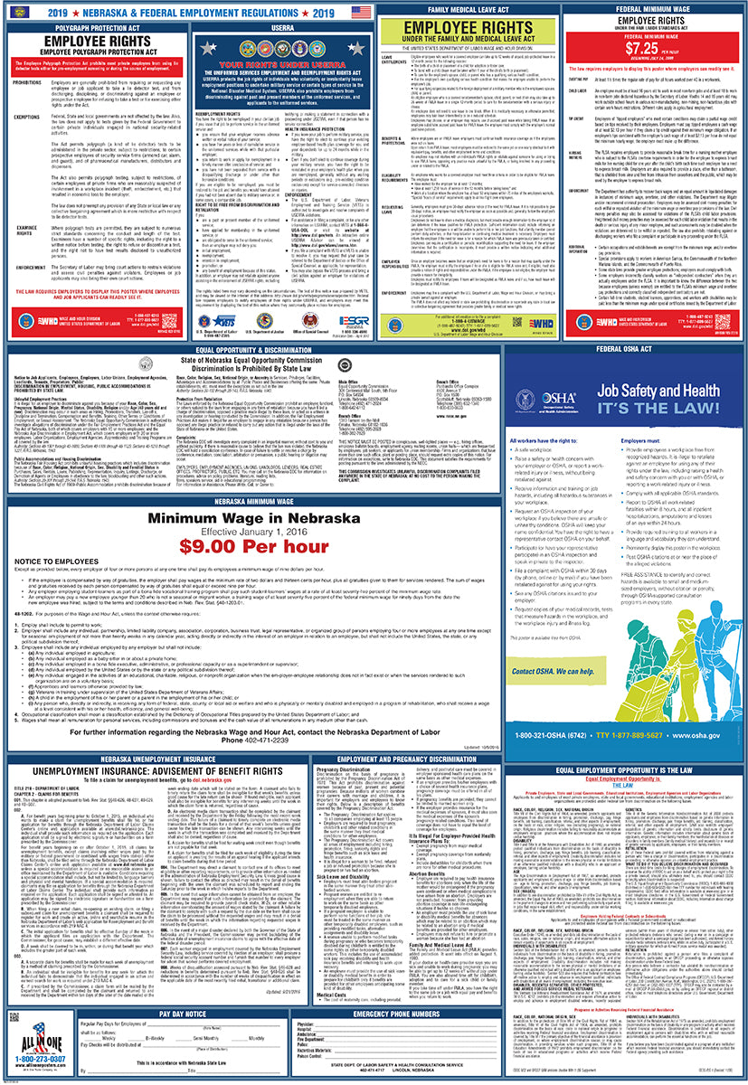 2026 Nebraska & Federal Combination Poster