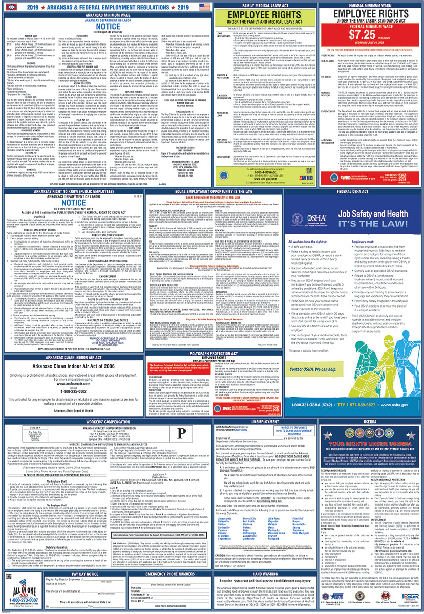 2026 Arkansas & Federal Combination Poster