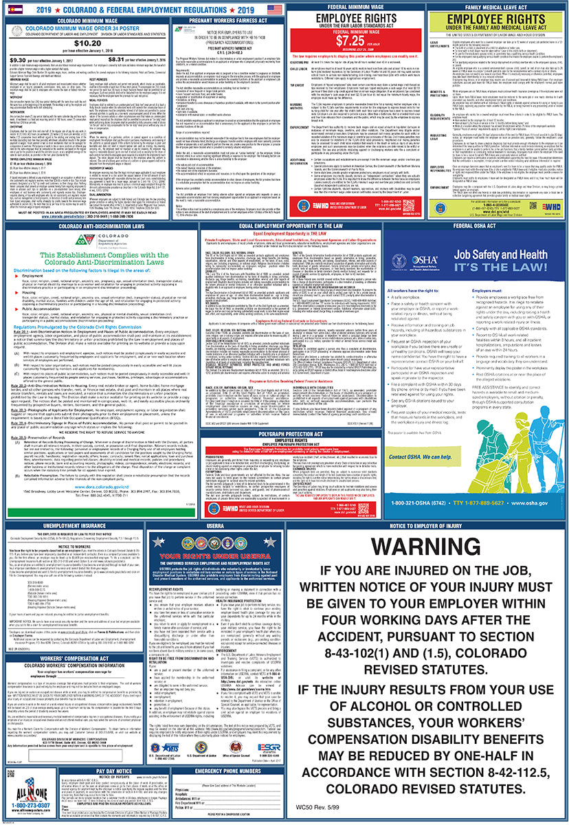 2026 Colorado & Federal Combination Poster