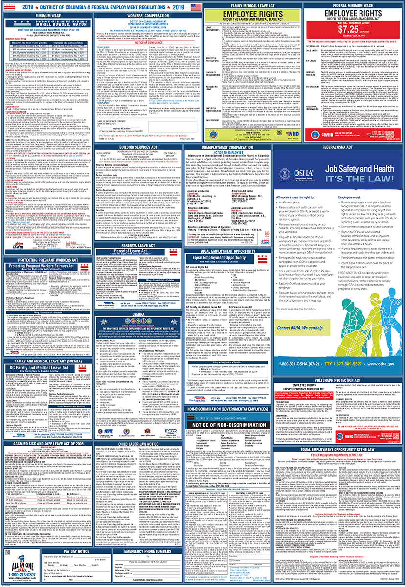 2026 District of Columbia & Federal Combination Poster