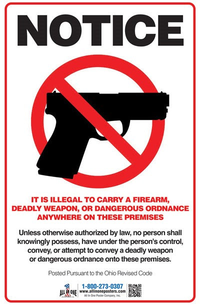 Ohio Concealed Carry Poster