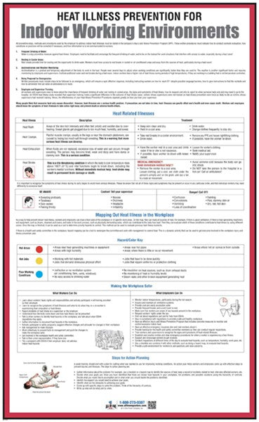 Federal Indoor Heat Illness Protection Poster