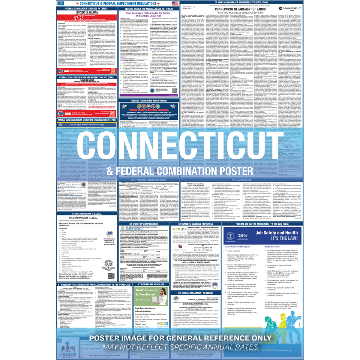 2026 Connecticut & Federal Combination Private and Business Organizations Poster