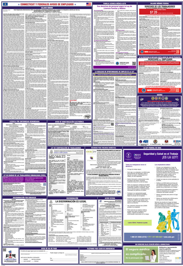 2026 Connecticut & Federal Combination Private and Business Organizations Poster