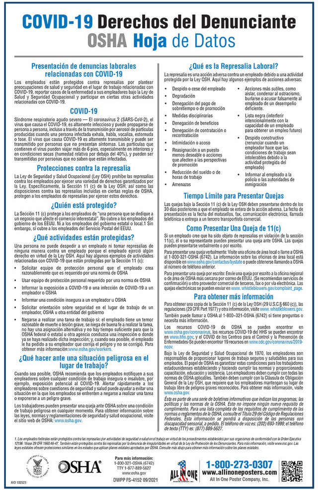 COVID Whistleblower Poster