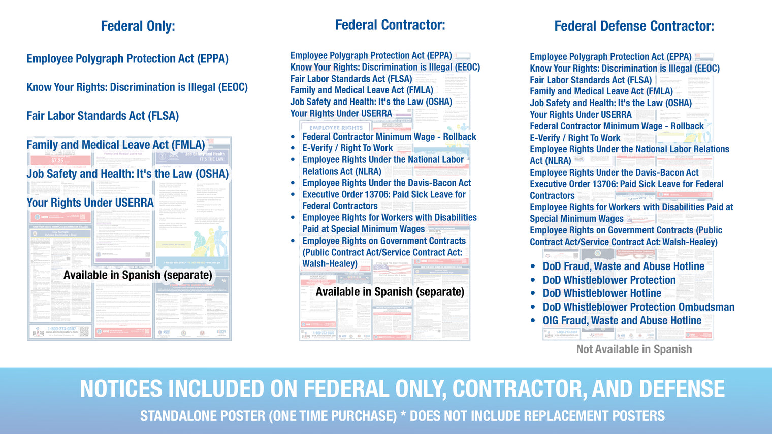 2026 Federal Only Poster