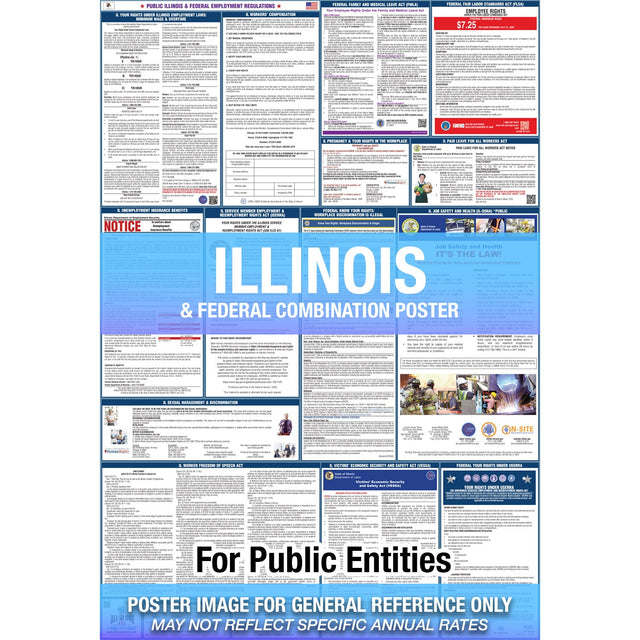 Illinois public entities English poster