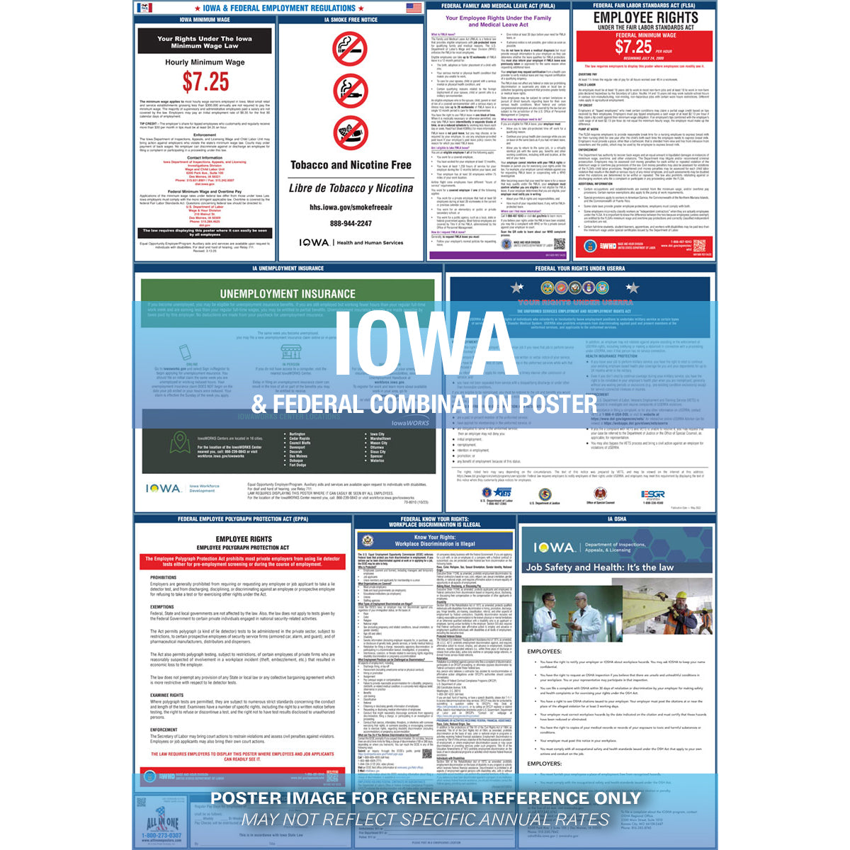 2026 Iowa & Federal Combination Poster