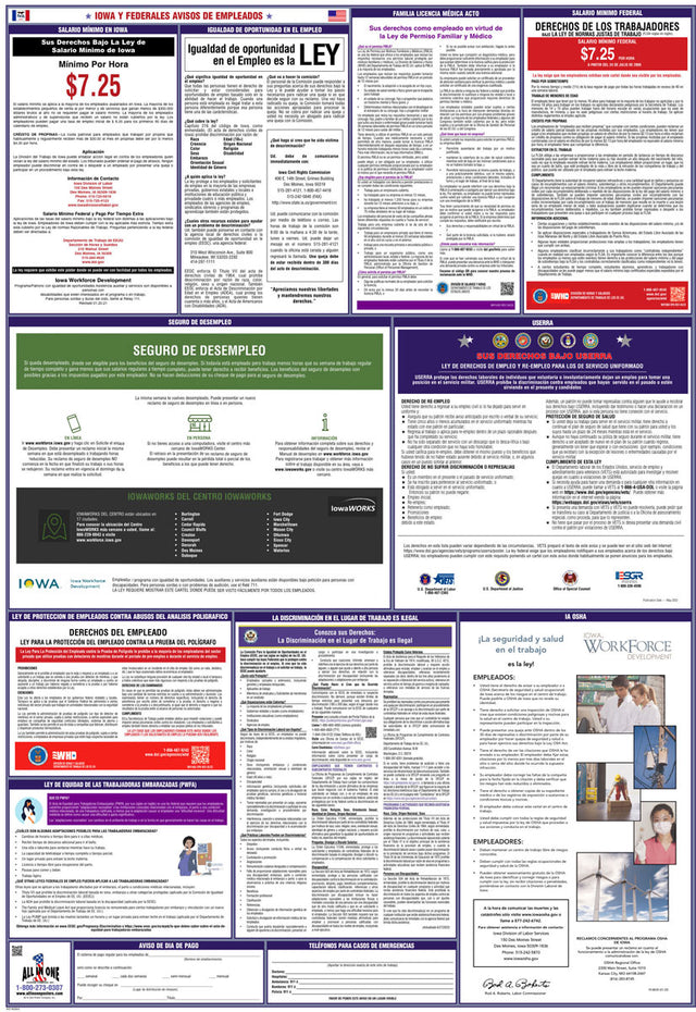 2026 Iowa & Federal Combination Poster