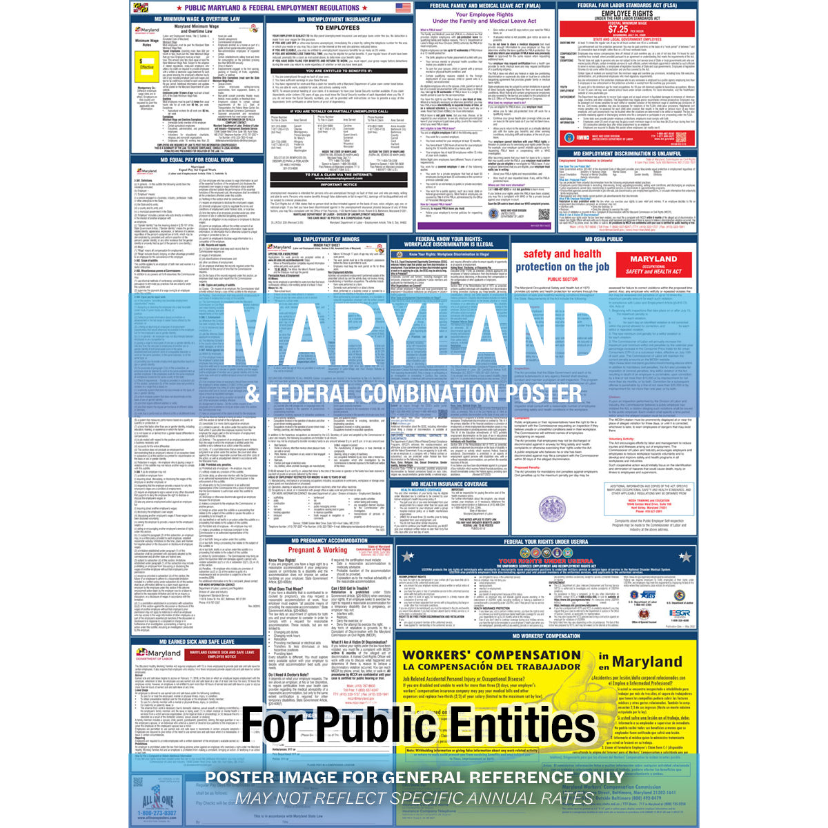 2026 Maryland & Federal Combination Public Entities Poster