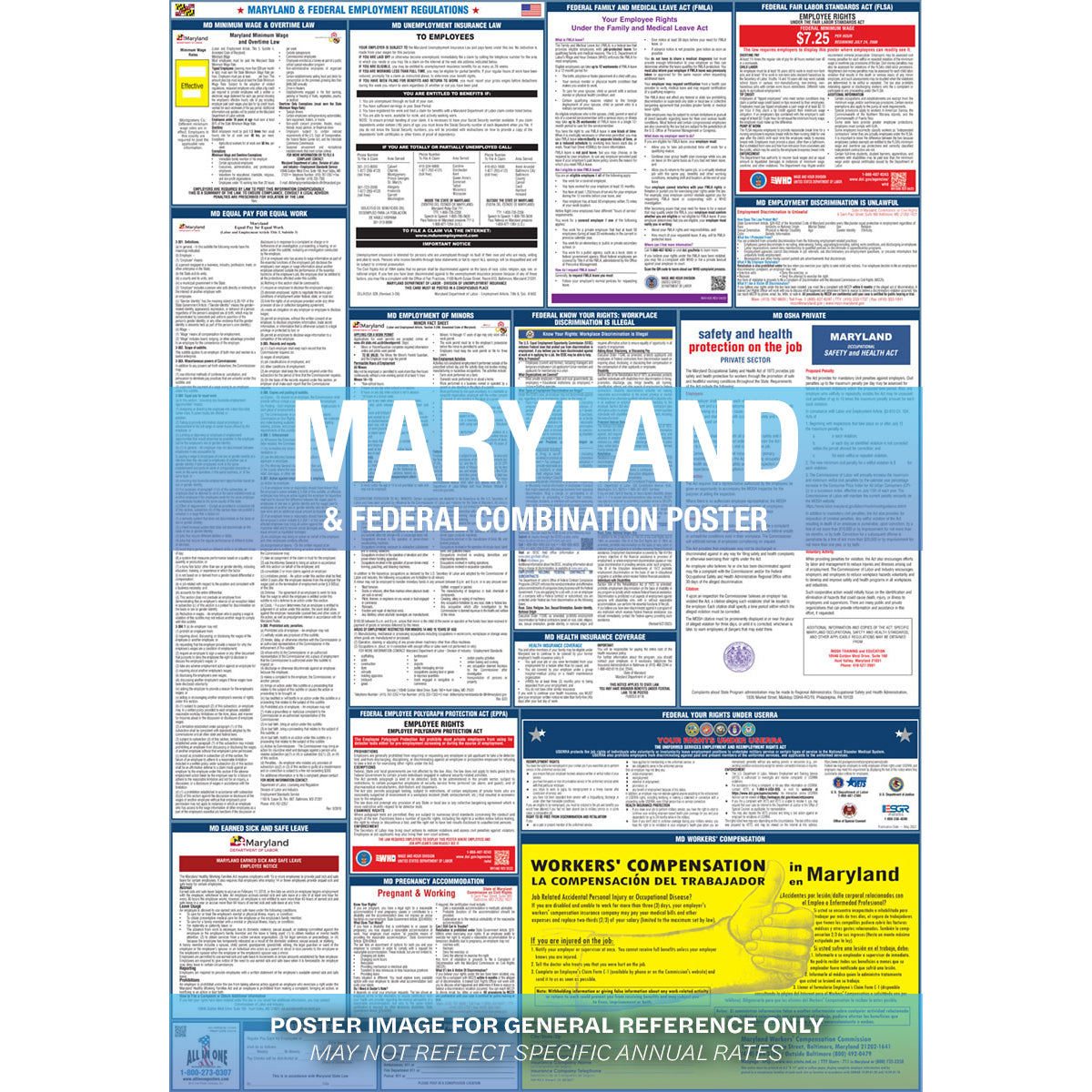 2026 Maryland & Federal Combination Private Business & Organizations Poster