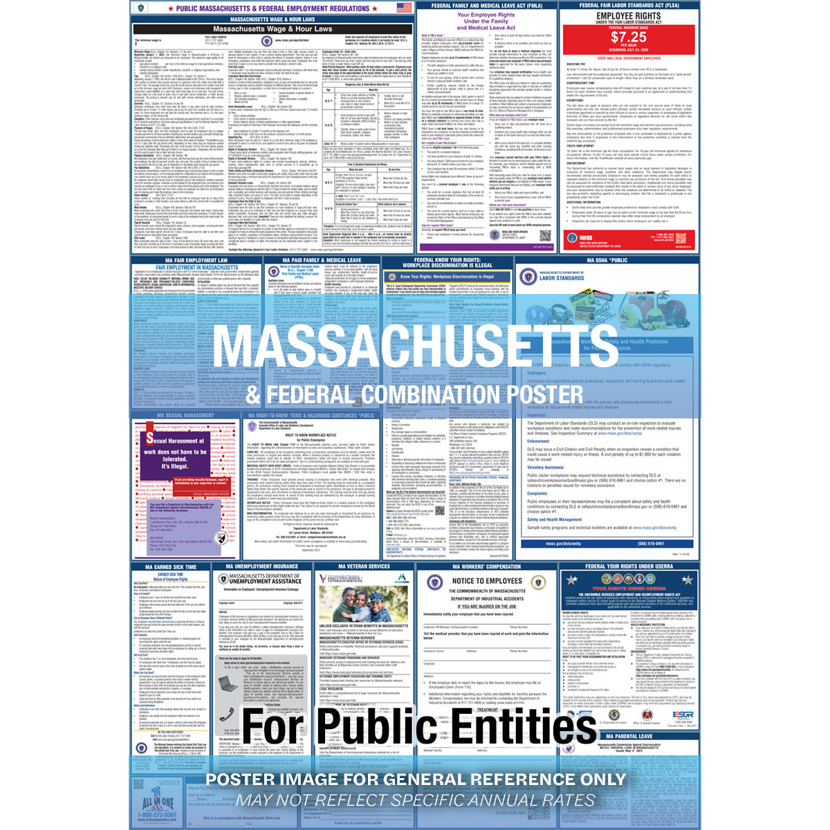 2026 Massachusetts & Federal Combination Public Entities Poster