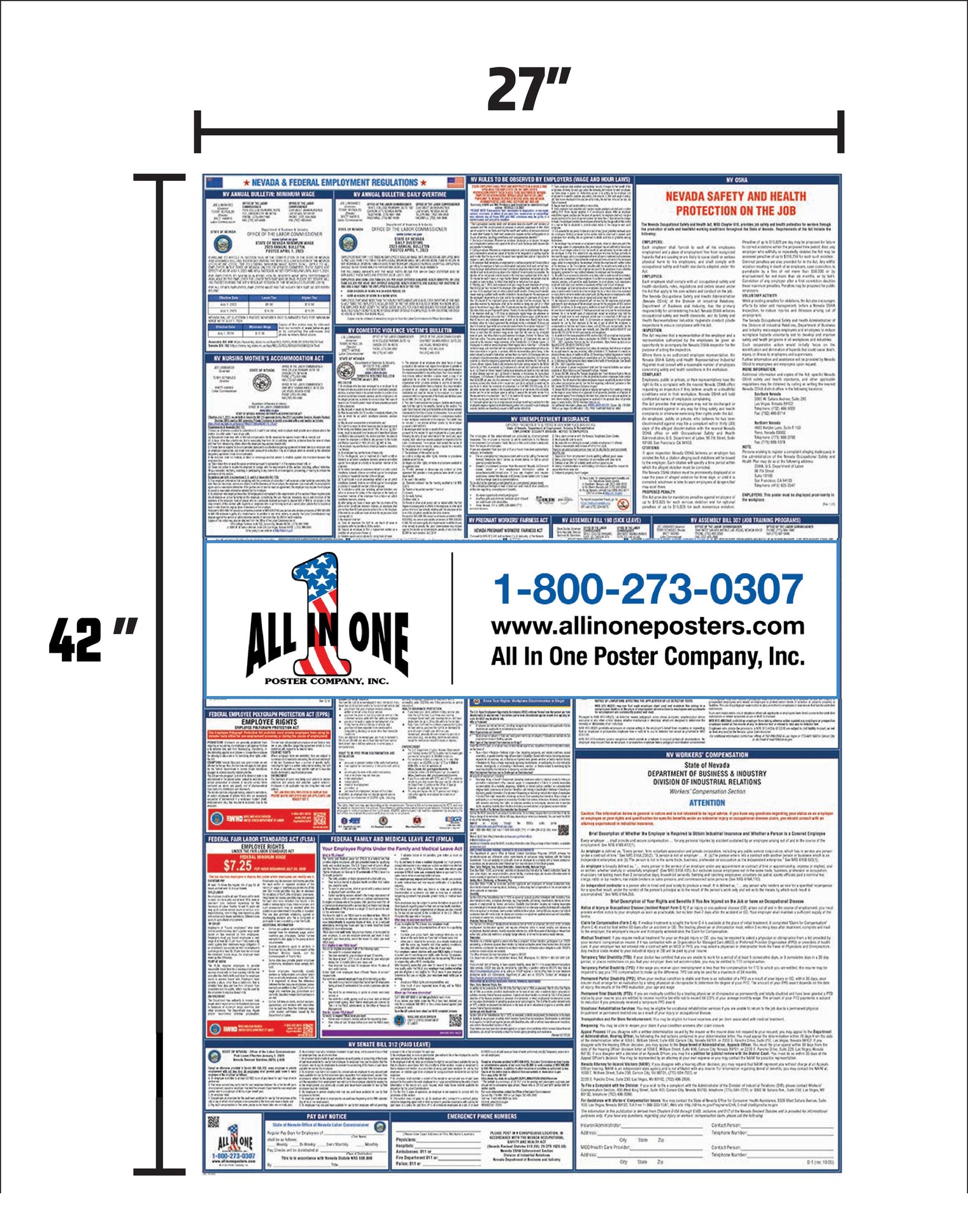 2026 Nevada & Federal Combination Poster