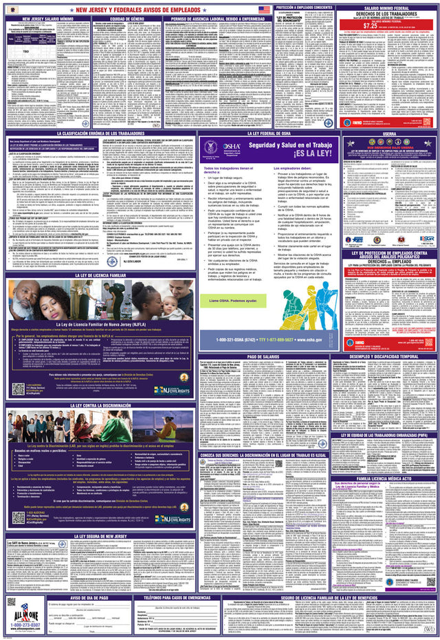 2026 New Jersey & Federal Combination Private Business & Organizations Poster