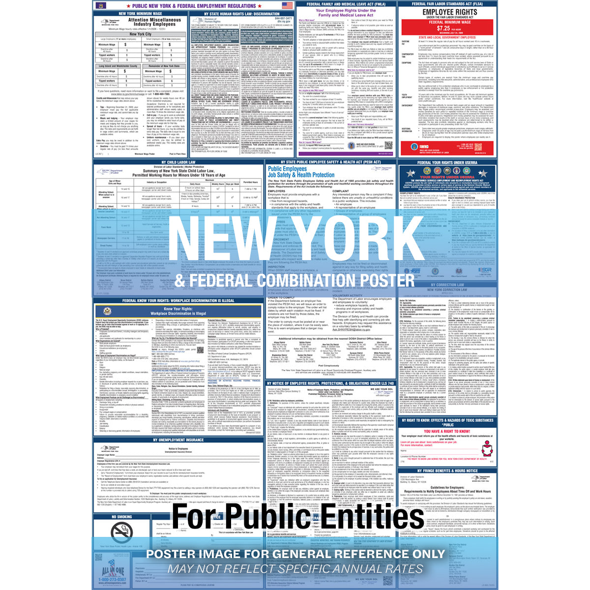 2026 New York & Federal Combination Public Entities Poster