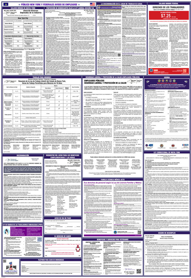 2026 New York & Federal Combination Public Entities Poster