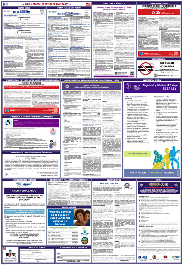 2026 Ohio & Federal Combination Private Business & Organizations Poster