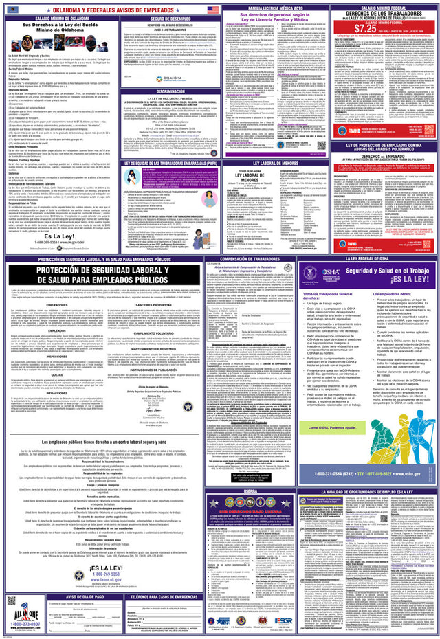 2026 Oklahoma & Federal Combination Poster