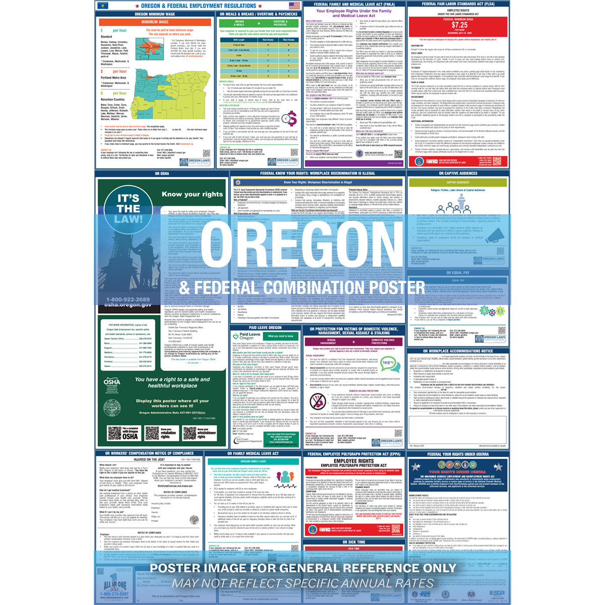 2026 Oregon & Federal Combination Poster