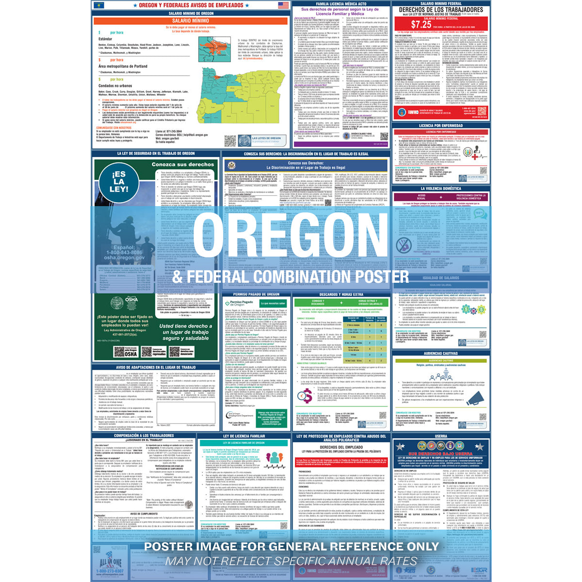 2026 Oregon & Federal Combination Poster