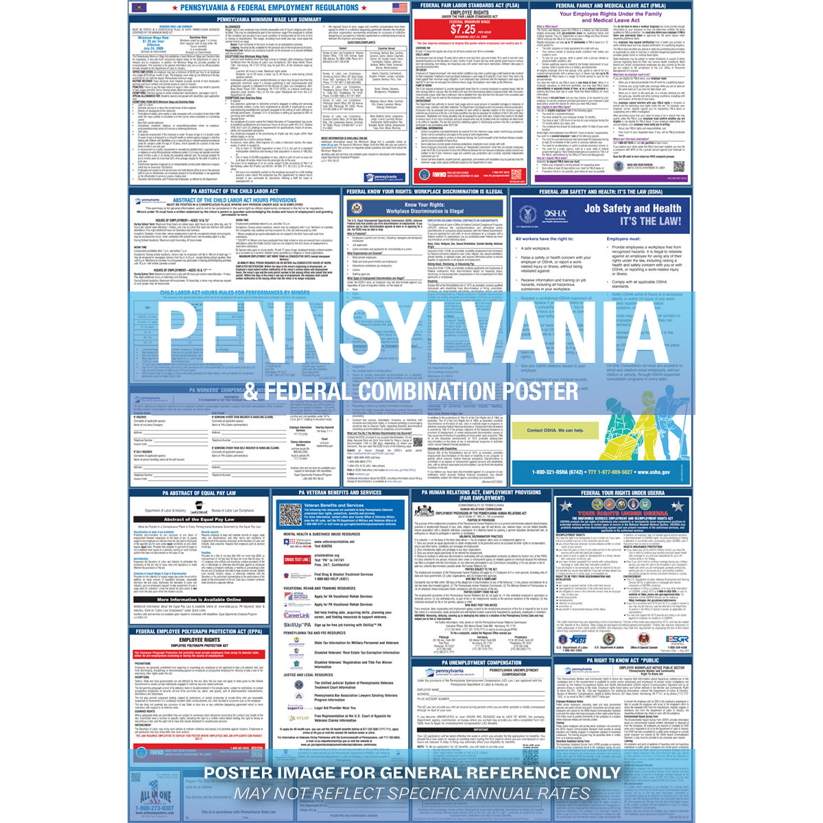 2026 Pennsylvania & Federal Combination Poster