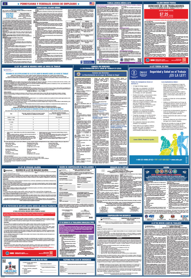 2026 Pennsylvania & Federal Combination Poster