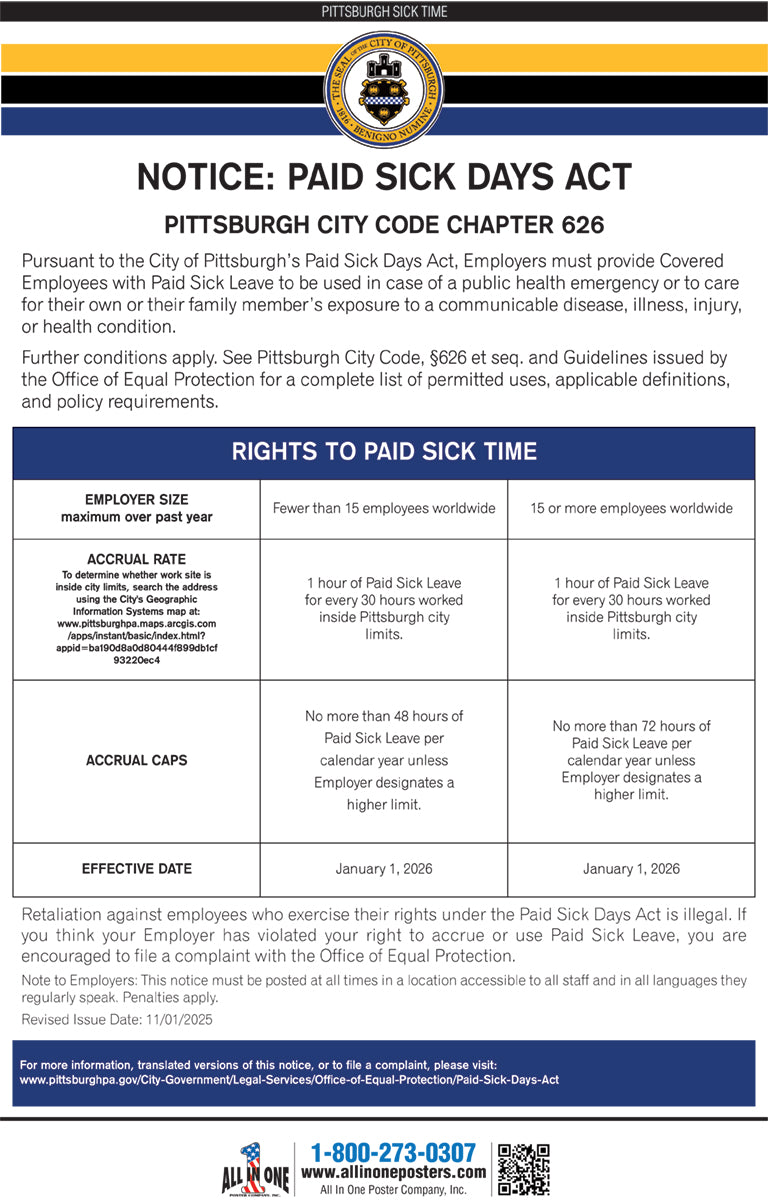 Pittsburgh Paid Sick Time