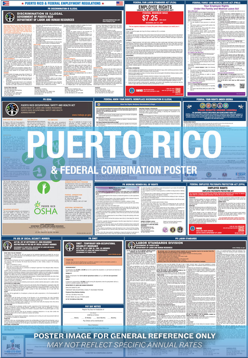 2026 Puerto Rico & Federal Combination Private Business & Organizations Poster