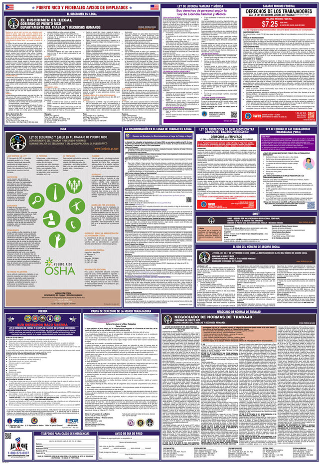 2026 Puerto Rico & Federal Combination Private Business & Organizations Poster