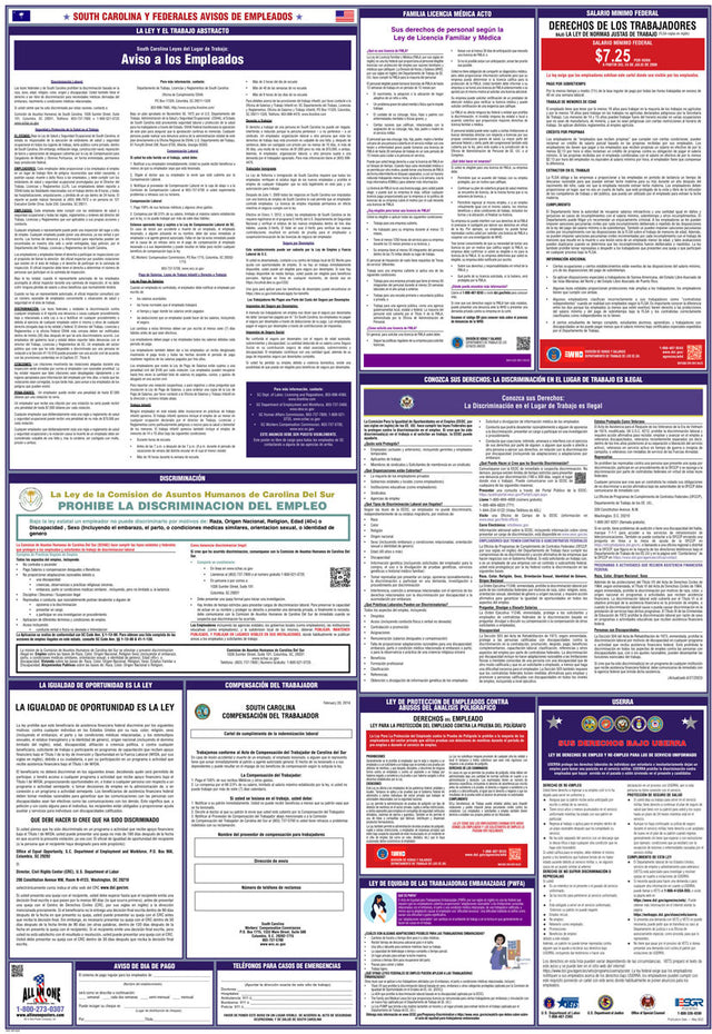 2026 South Carolina & Federal Combination Poster