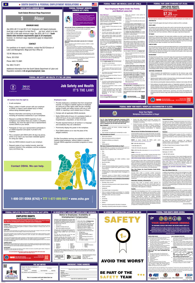 2026 South Dakota & Federal Combination Poster