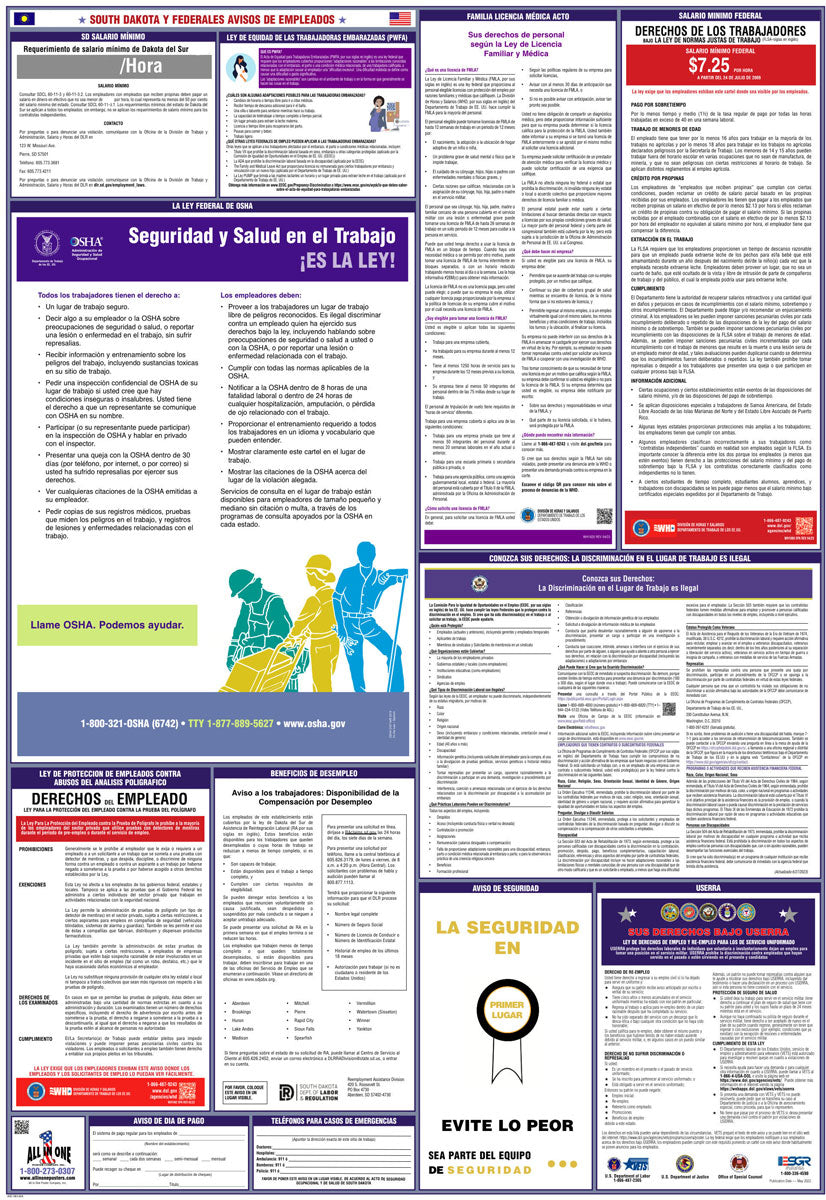 2026 South Dakota & Federal Combination Poster