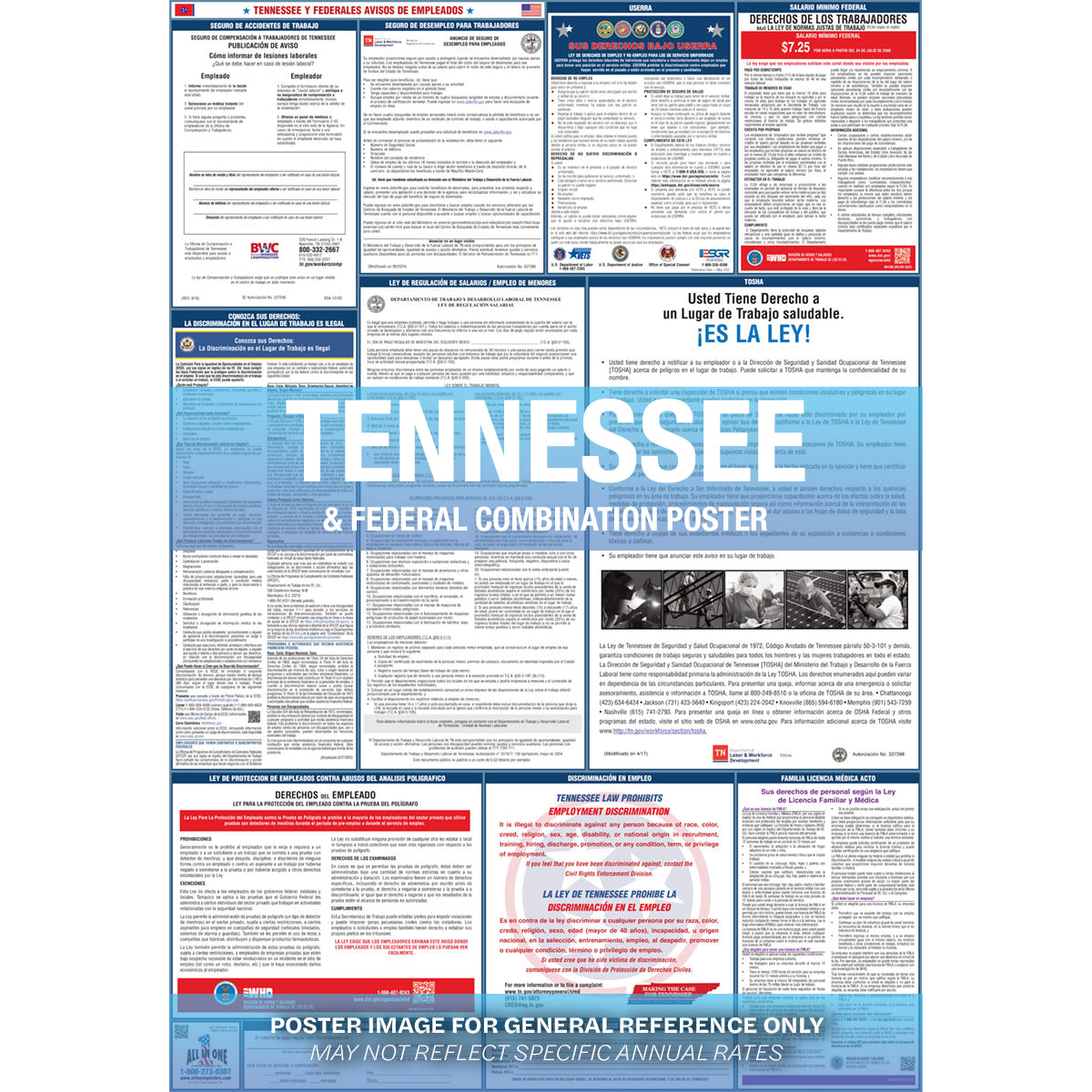 2026 Tennessee & Federal Labor Law Poster