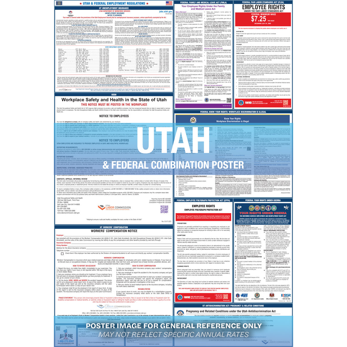 2026 Utah & Federal Combination Poster