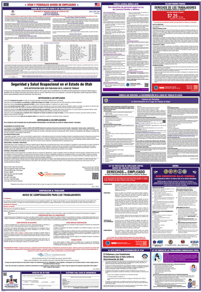 2026 Utah & Federal Combination Poster