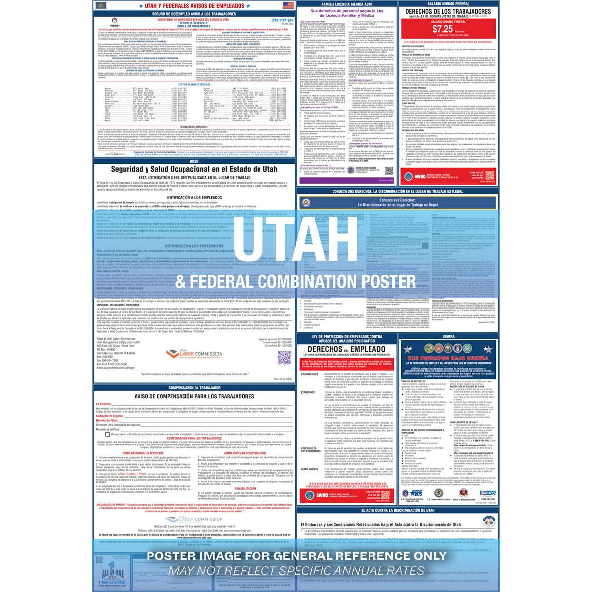 2026 Utah & Federal Combination Poster