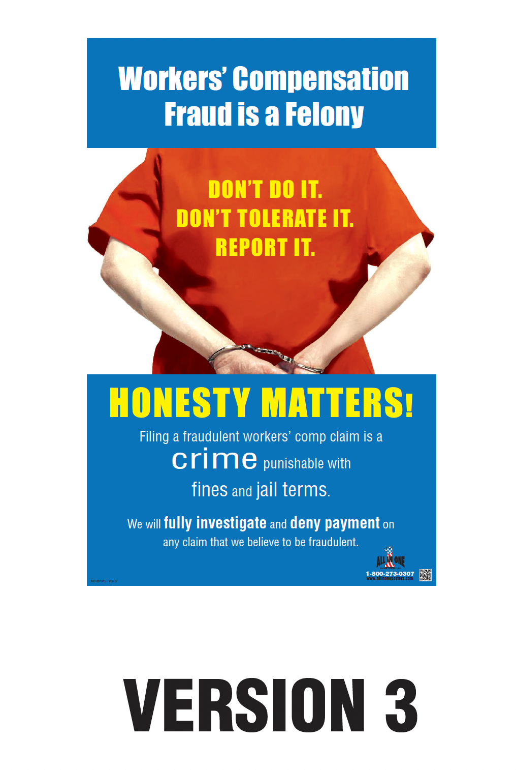 Fraud Prevention Poster - 11x17