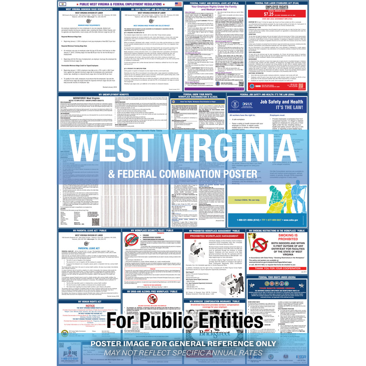 2026 West Virginia & Federal Combination Public Entities Poster