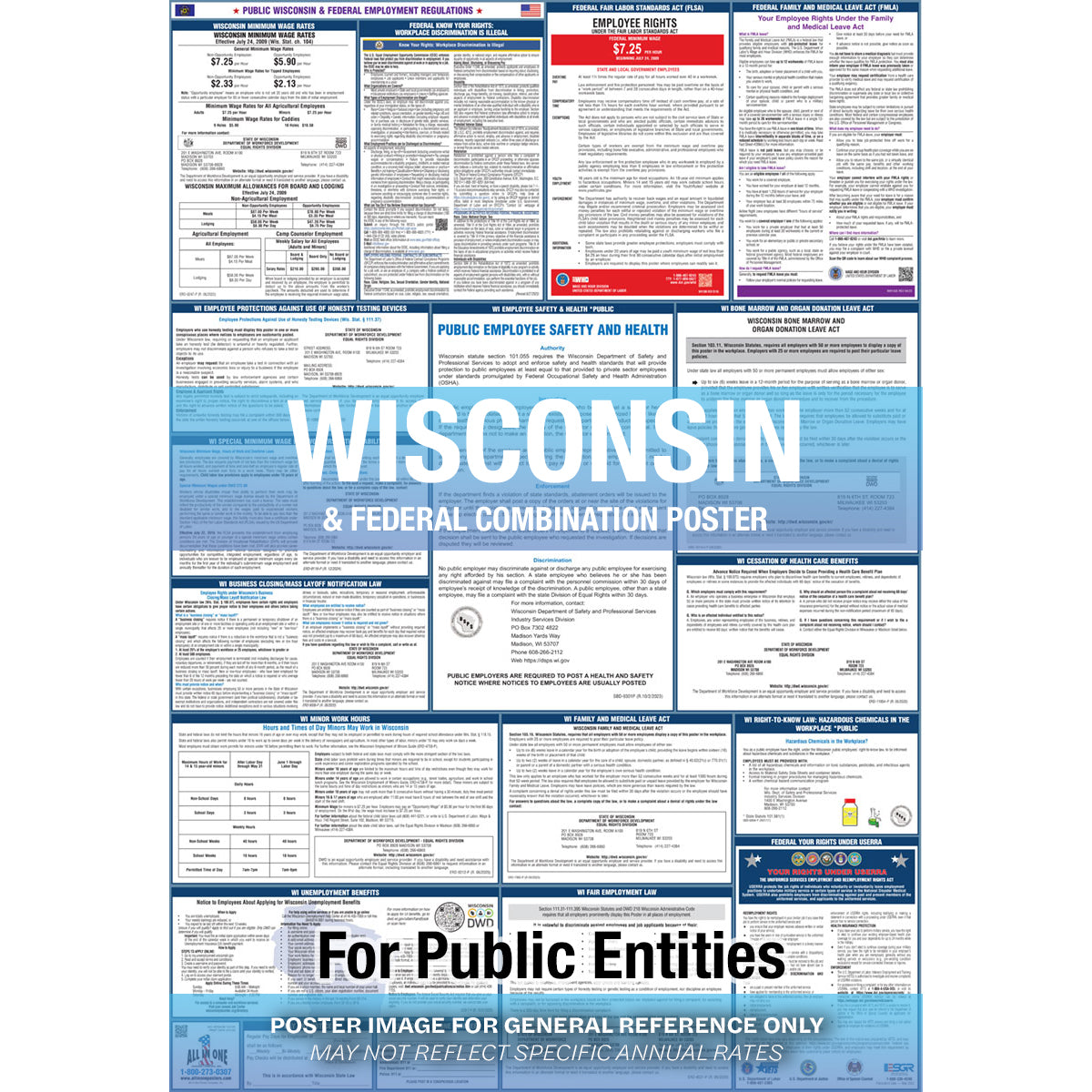 2026 Wisconsin & Federal Combination Public Entities Poster