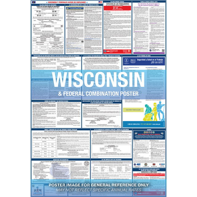 2026 Wisconsin & Federal Combination Private Business & Organizations Poster