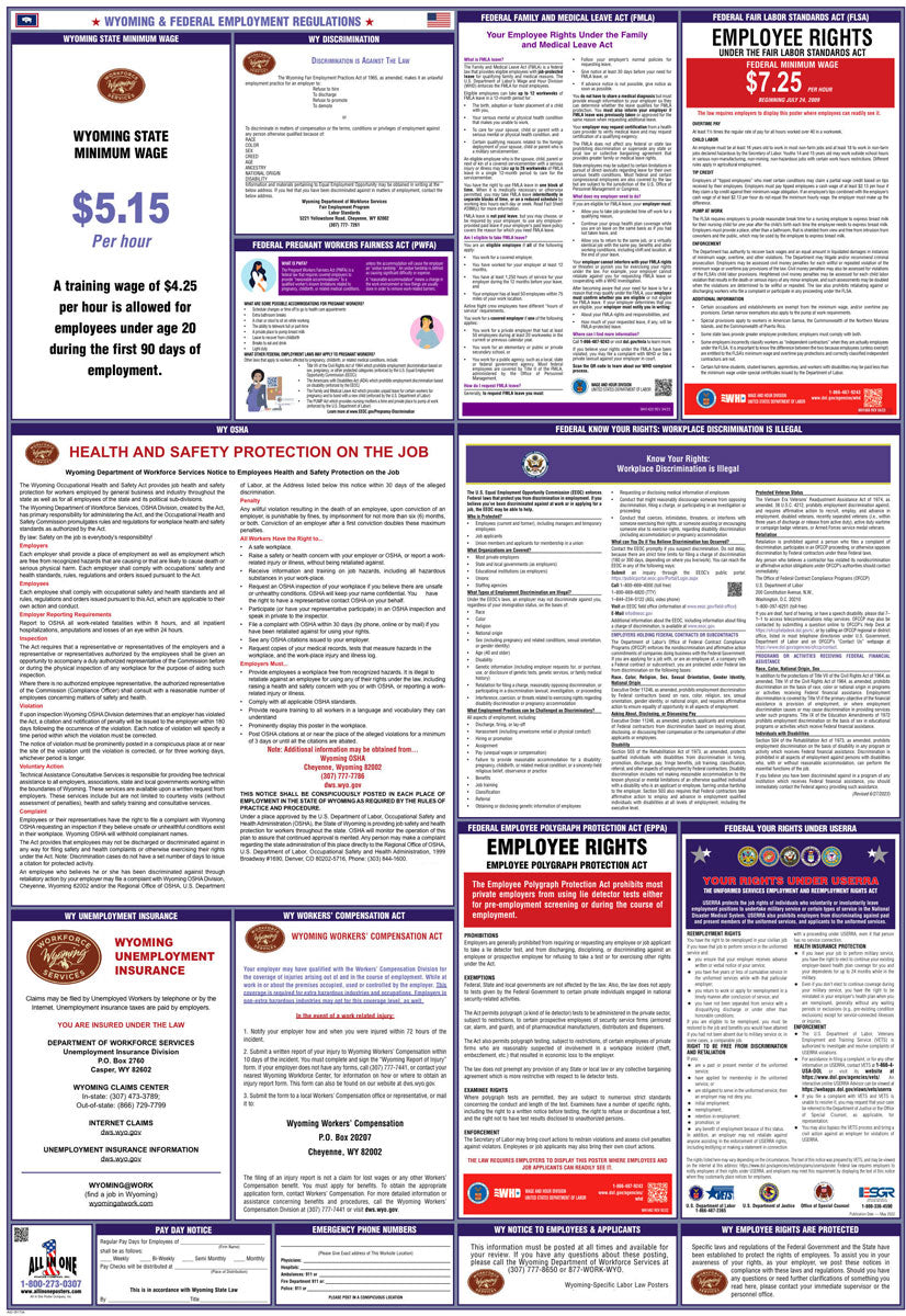 2026 Wyoming & Federal Combination Poster