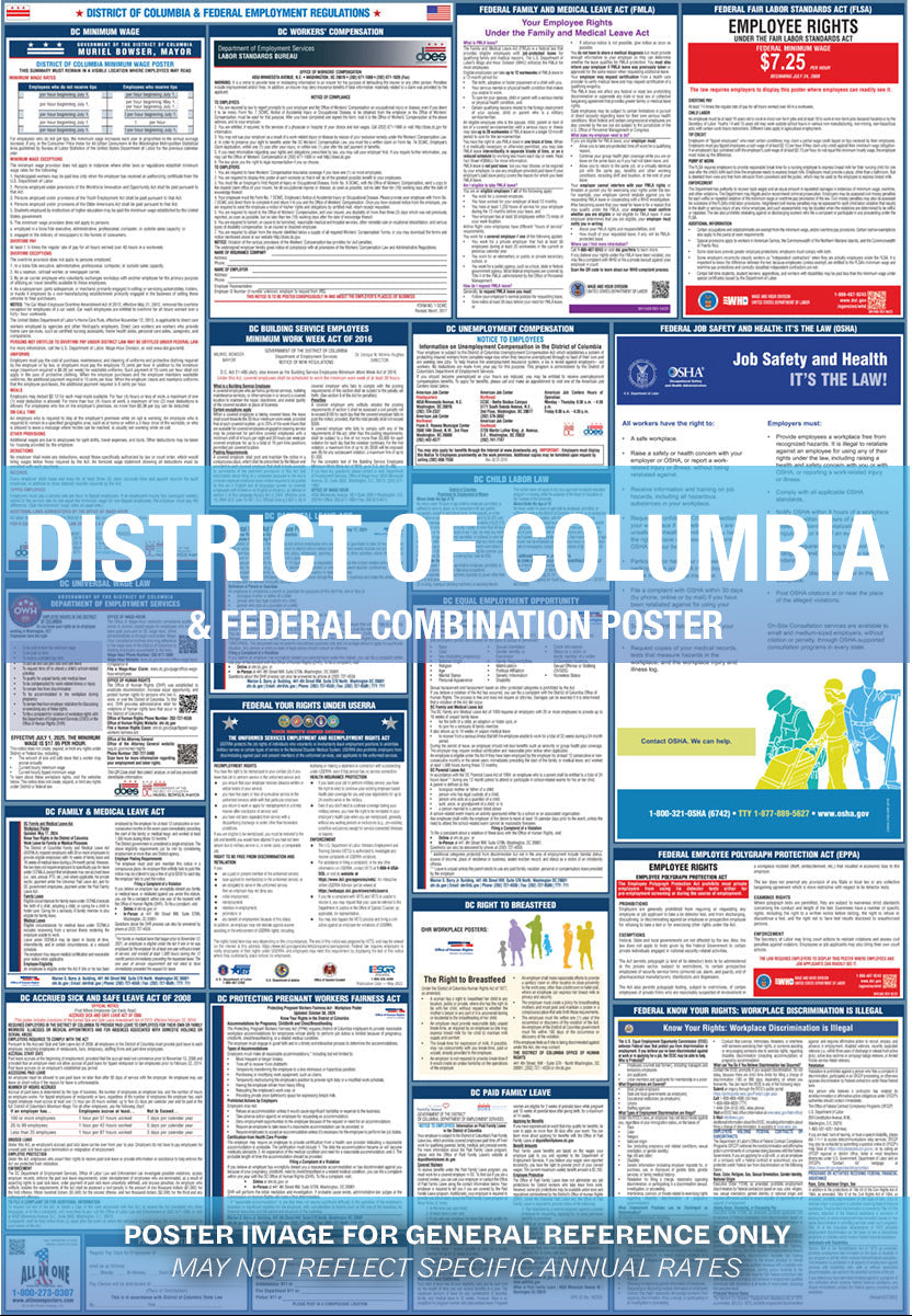 2026 District of Columbia & Federal Combination Poster