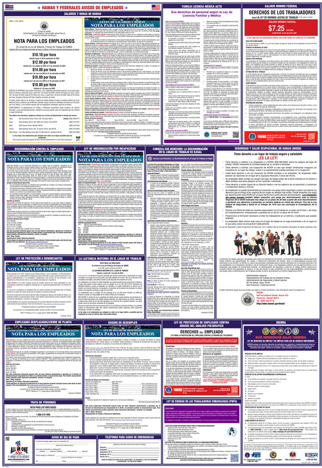 2026 Hawaii & Federal Combination Poster