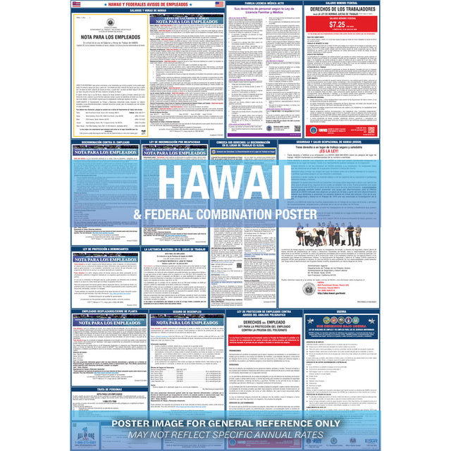2026 Hawaii & Federal Combination Poster