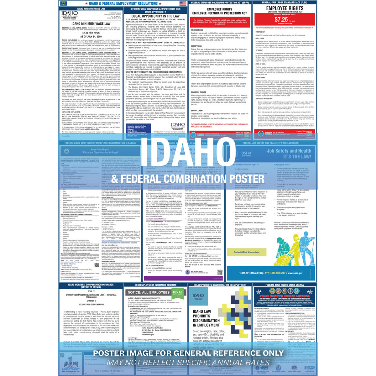 2026 Idaho & Federal Combination Poster