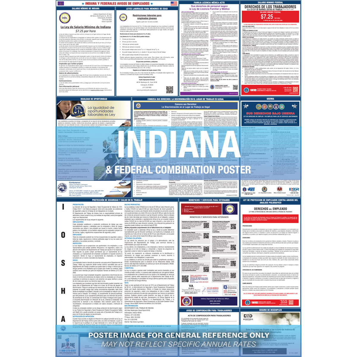 2026 Indiana & Federal Combination Poster