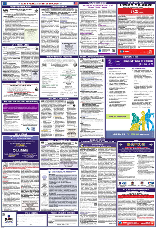 2026 Maine & Federal Combination Poster